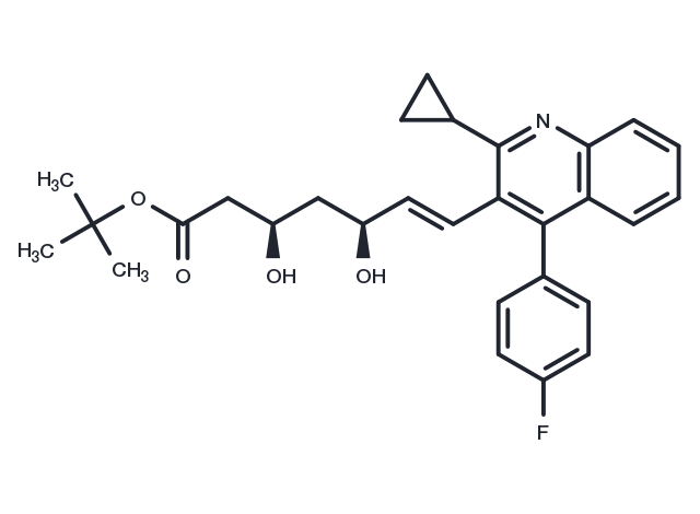 TargetMol Chemical Structure Tert-Buthyl Pitavastatin