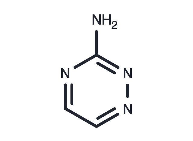 3-AMINO-1,2,4-TRIAZINE Chemical Structure