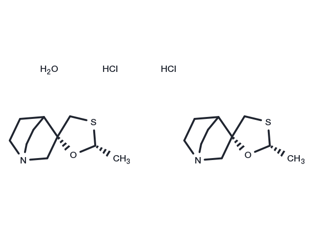 TargetMol Chemical Structure Cevimeline hydrochloride hemihydrate