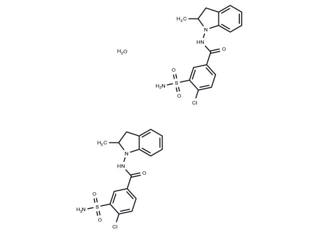 Indapamide hemihydrate Chemical Structure