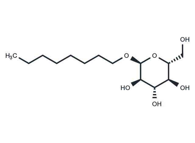 Octyl α-D-glucopyranoside Chemical Structure