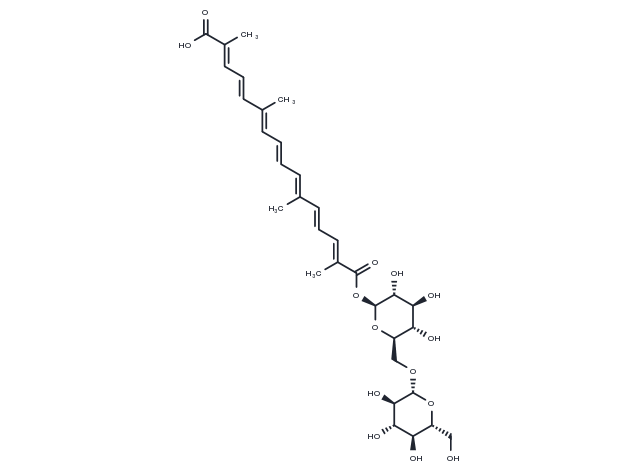 Crocin III Chemical Structure