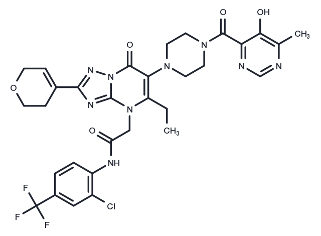 Werner syndrome RecQ helicase-IN-1 Chemical Structure