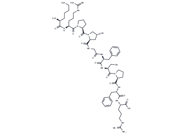 Lys-[Hyp3]-Bradykinin Chemical Structure