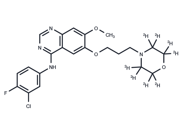 Gefitinib-d8 Chemical Structure
