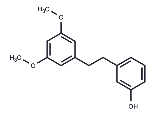 TargetMol Chemical Structure 3,5-Dimethoxy-3'-hydroxybibenzyl