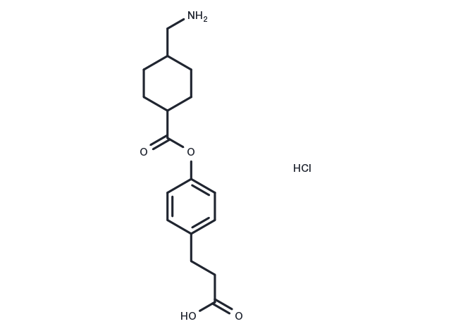 TargetMol Chemical Structure Cetraxate hydrochloride