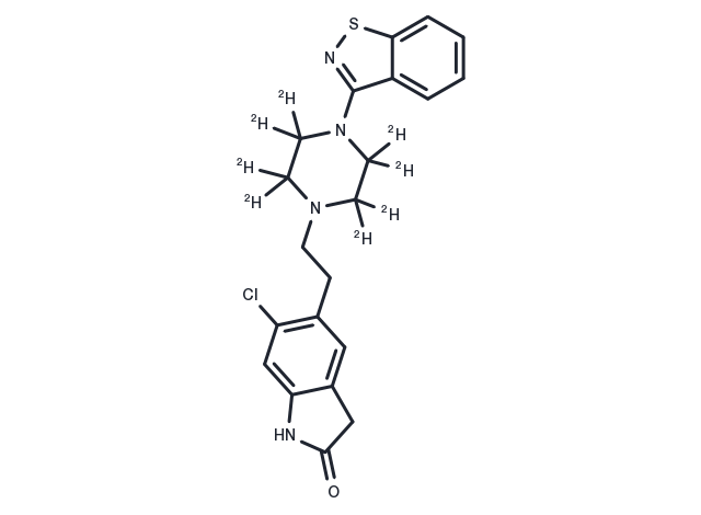 Ziprasidone D8 Chemical Structure