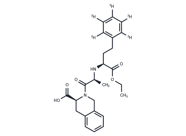 Quinapril-d5 Chemical Structure
