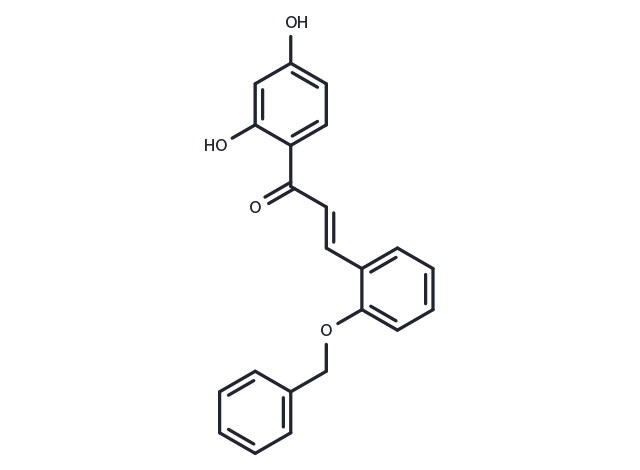 2-Benzyloxy-2',4'-dihydroxychalcone Chemical Structure
