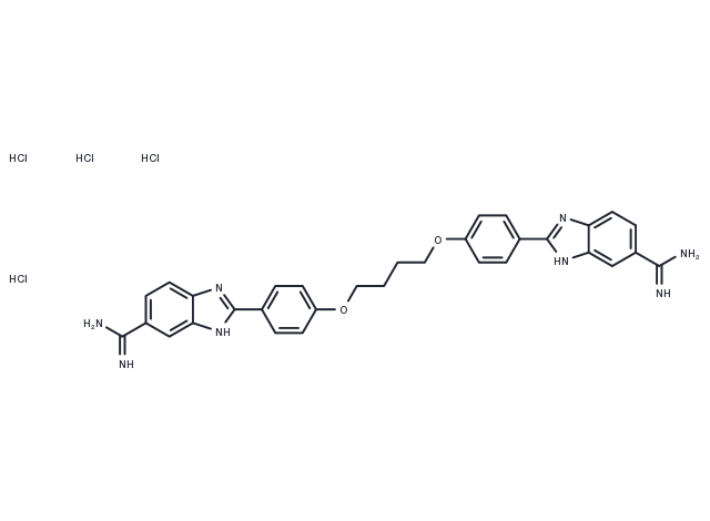 DB2115 tertahydrochloride Chemical Structure