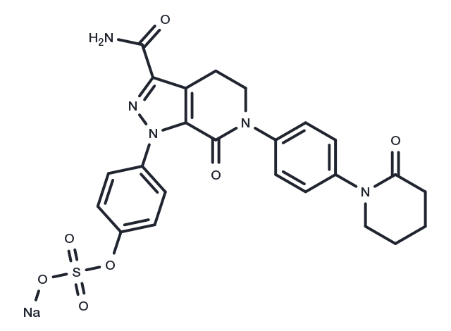 TargetMol Chemical Structure O-Desmethyl apixaban sulfate sodium