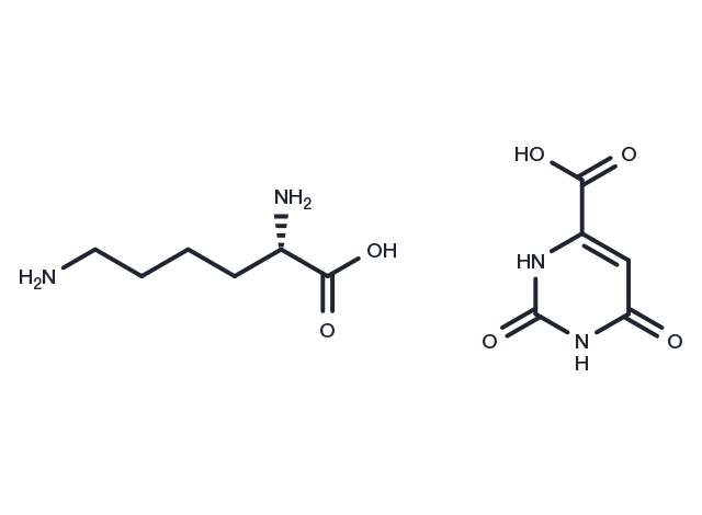 Lysine Orotate Chemical Structure