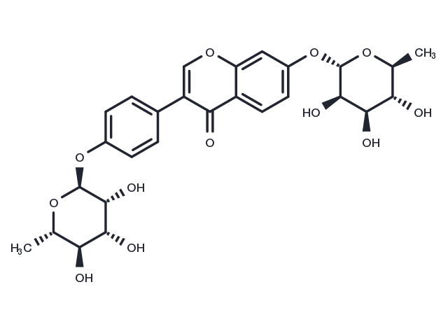 Daidzein 4?,7-dirhamnoside Chemical Structure
