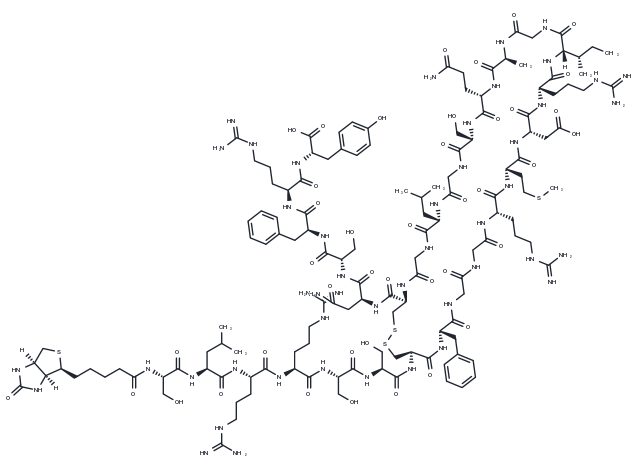 Atrial Natriuretic Peptide (1-28), human, porcine, Biotin-labeled Chemical Structure