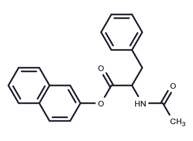 N-Acetyl-DL-phenylalanine β-naphthyl ester Chemical Structure