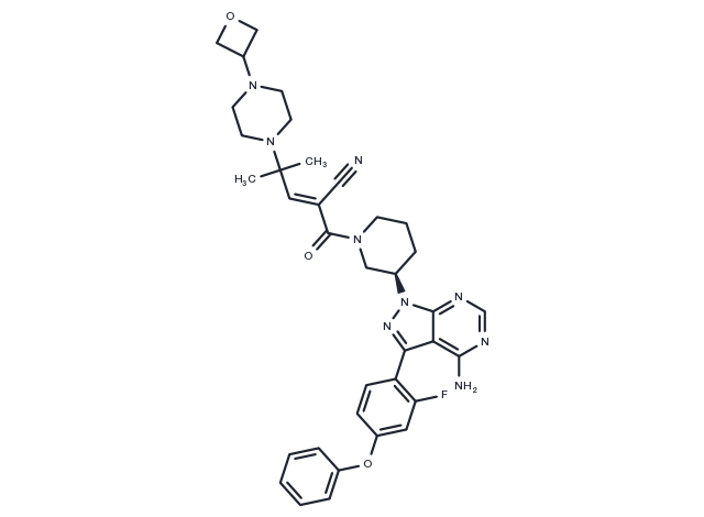 TargetMol Chemical Structure Rilzabrutinib