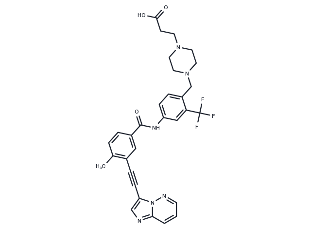 Ponatinib Acid Chemical Structure