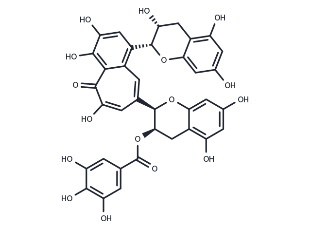 TargetMol Chemical Structure Theaflavin-3-gallate