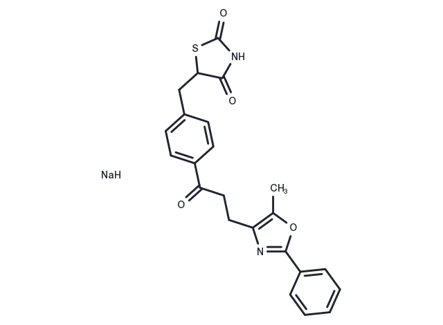 Darglitazone Sodium Chemical Structure
