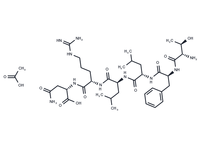 TargetMol Chemical Structure Protease-Activated Receptor-1, PAR-1 Agonist acetate