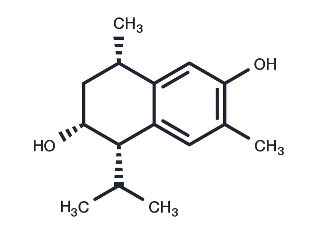 TargetMol Chemical Structure 1,3,5-Cadinatriene-3,8-diol