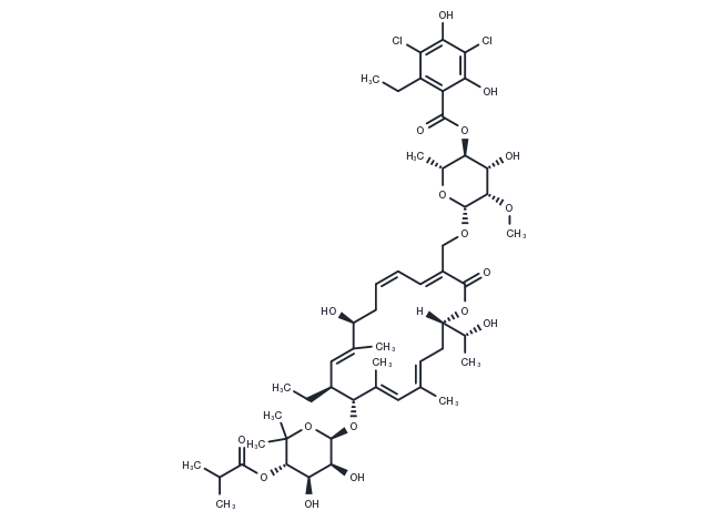 TargetMol Chemical Structure Fidaxomicin