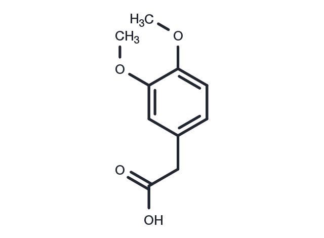 3,4-Dimethoxyphenylacetic acid Chemical Structure