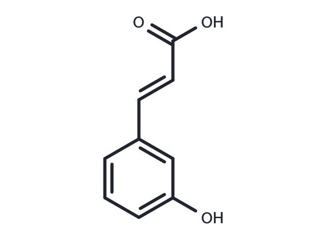(E)-m-Coumaric acid Chemical Structure