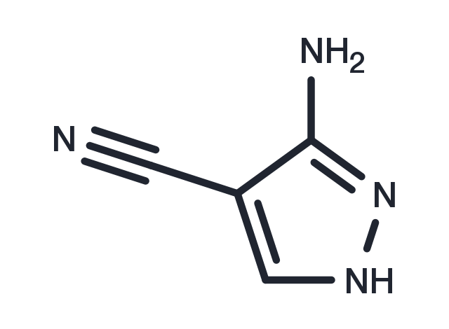 3-Amino-1H-pyrazole-4-carbonitrile Chemical Structure