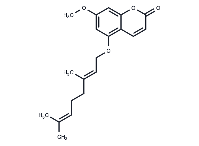 TargetMol Chemical Structure 5-Geranoxy-7-methoxycoumarin