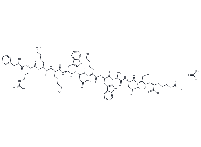 PAMP-12 (human, porcine) acetate Chemical Structure