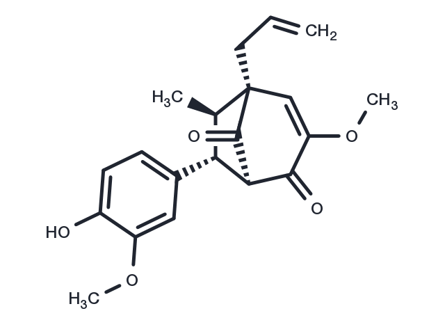 TargetMol Chemical Structure 4-O-Demethylkadsurenin D