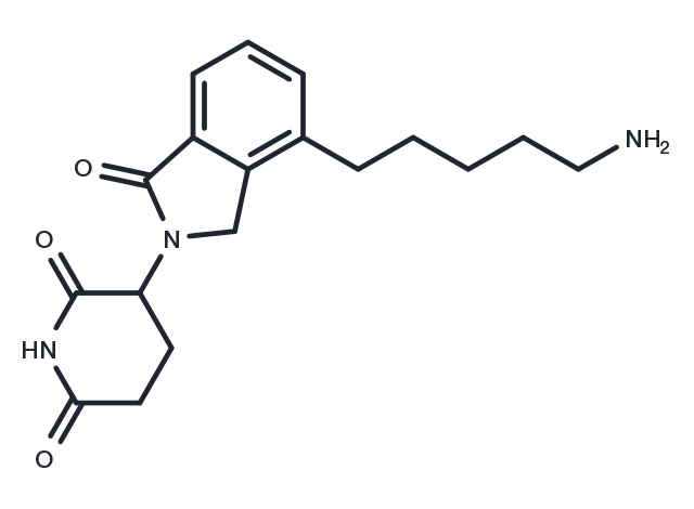 Lenalidomide-C5-NH2 Chemical Structure