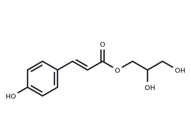 1-O-p-Coumaroylglycerol Chemical Structure