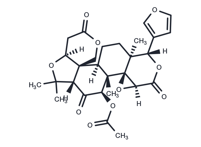 Rutaevin 7-acetate Chemical Structure