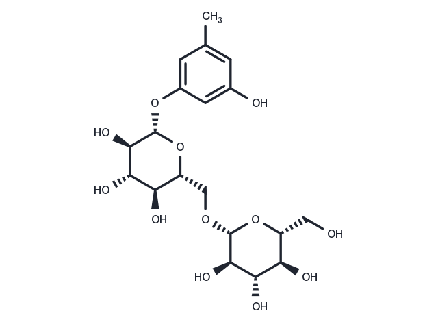 Orcinol gentiobioside Chemical Structure