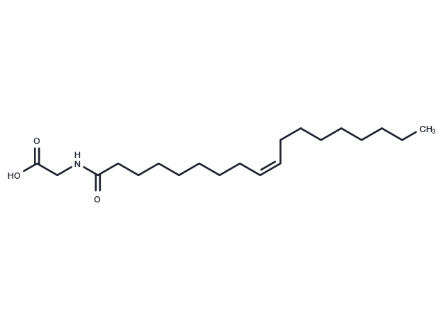 N-Oleoyl glycine Chemical Structure