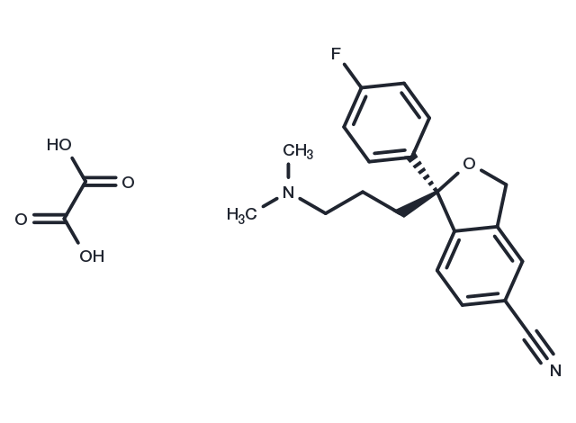 Escitalopram Oxalate Chemical Structure