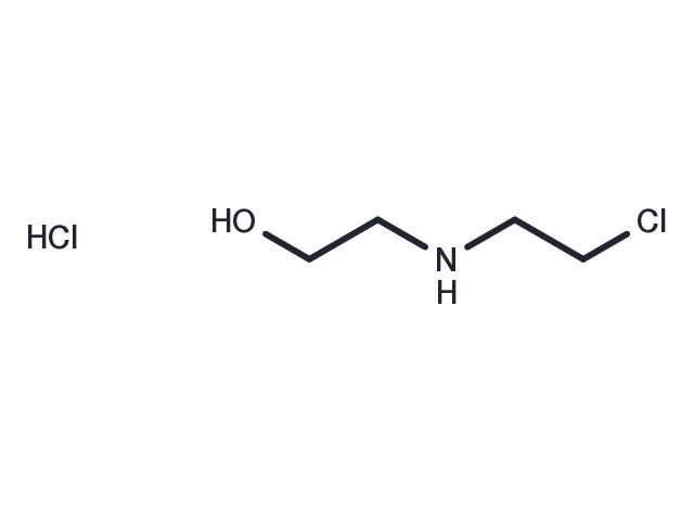 2-((2-Chloroethyl)amino)ethanol hydrochloride Chemical Structure