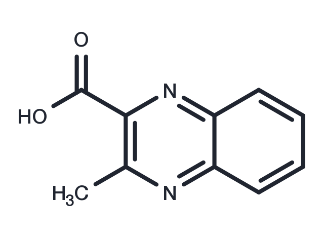 3-Methyl-2-quinoxalinecarboxylic acid Chemical Structure