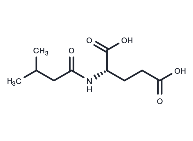 N-Isovalerylglutamic acid Chemical Structure