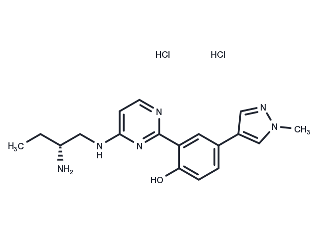 TargetMol Chemical Structure CRT0066101 dihydrochloride