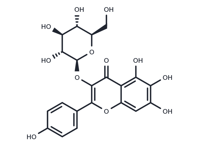 TargetMol Chemical Structure 6-Hydroxykaempferol 3-O-β-D-glucoside