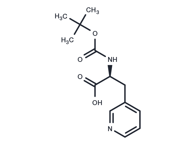 Boc-3-Pal-OH Chemical Structure