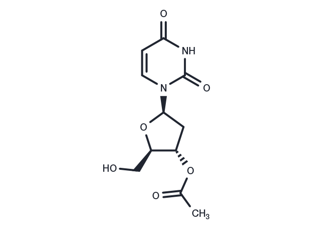 3’-O-Acetyl-2’-deoxyuridine Chemical Structure