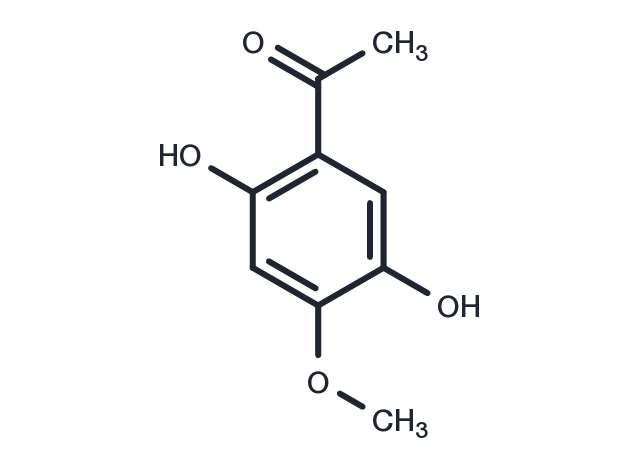2,5-Dihydroxy-4-methoxyacetophenone Chemical Structure