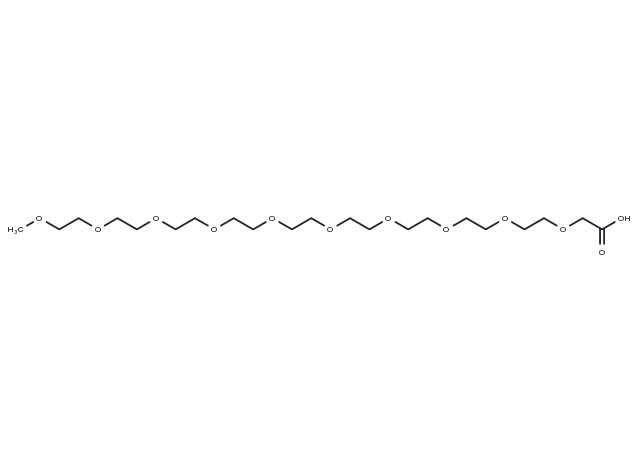 TargetMol Chemical Structure m-PEG9-CH2COOH