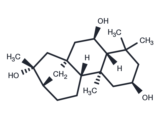 2,6,16-Kauranetriol Chemical Structure