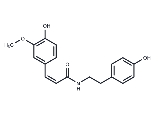 TargetMol Chemical Structure Cis-N-Feruloyltyramine